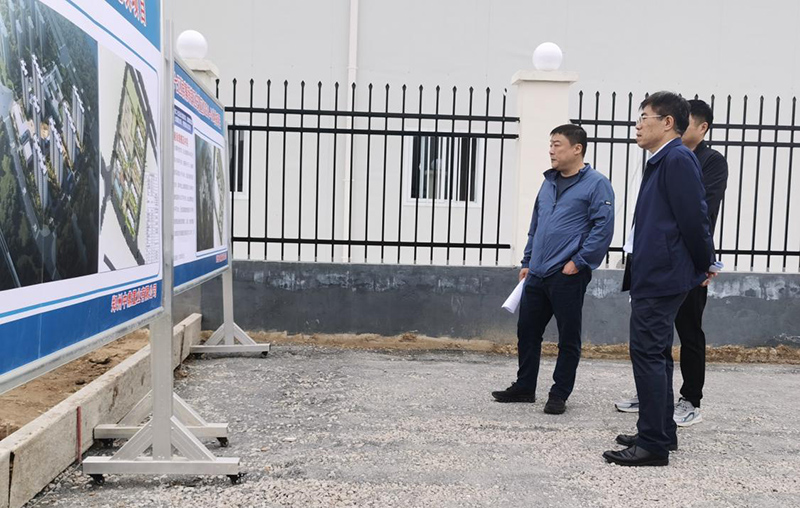 开元网站登录入口负责人汪洋到侯寨新镇区安置区调研项目建设工作